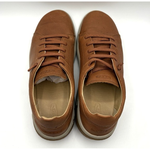 KEEN KNX Sneakers Men's Size 13 Leather Tortoise Shell/Plaza Taupe Shoes - Picture 4 of 8
